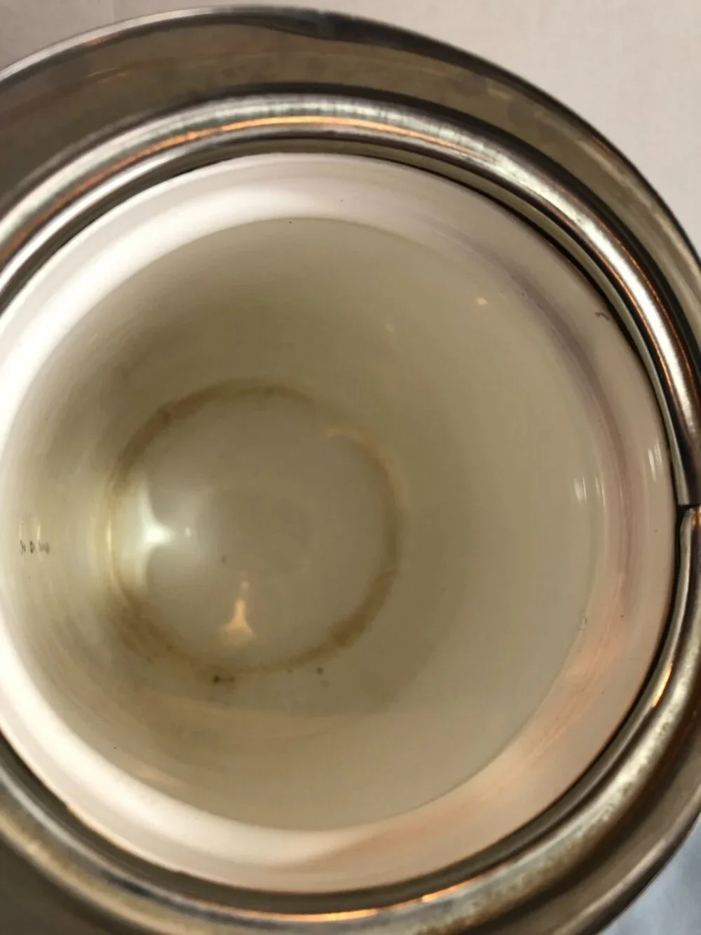 Corningware basket inside
